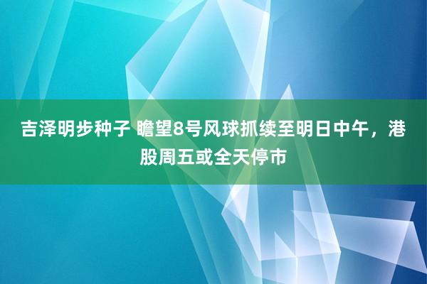 吉泽明步种子 瞻望8号风球抓续至明日中午，港股周五或全天停市